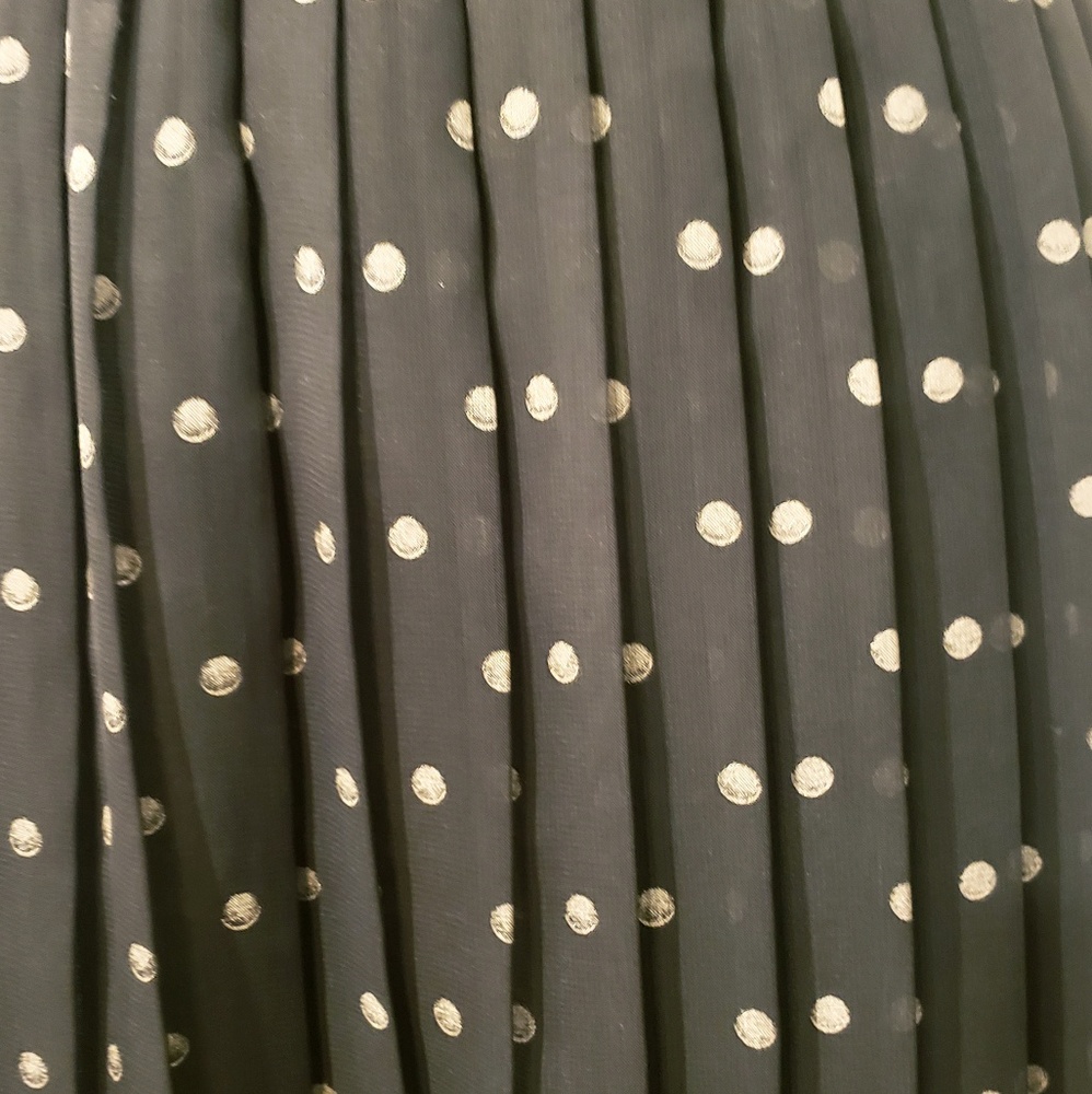 NWOT ANN TAYLOR Pleated Smocked Waist Skirt - Picture 3 of 5
